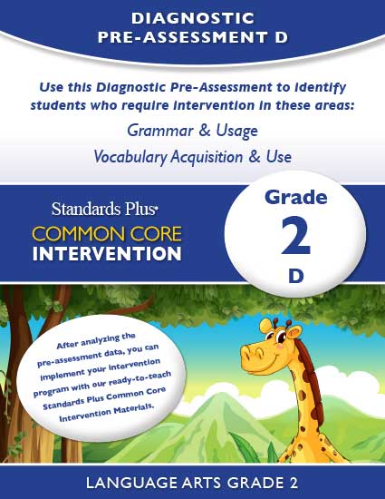 ELA – 2D – Spelling, Grammar & Usage, and Vocabulary