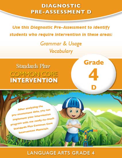 ELA – 4D – Grammar & Usage and Vocabulary